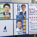 西宮市長選アプリ1万円クーポン